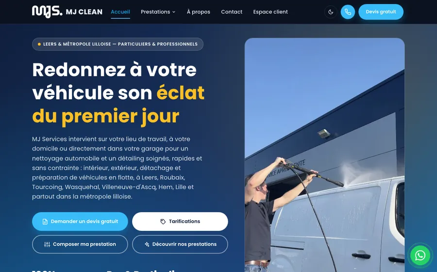 Aperçu de mjclean.fr